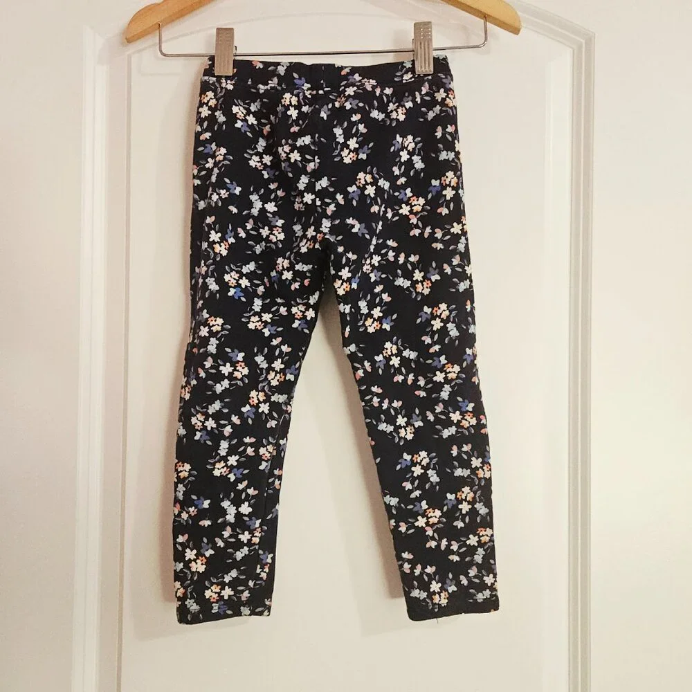 Gap Floral Blue Leggings